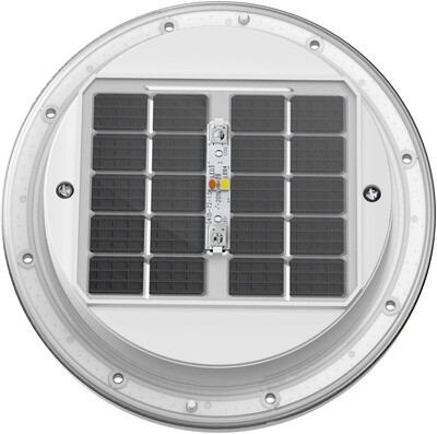 LED svietidlo solárne záhradné v tvare kameňa,  IP44 vonkajšie, RGBW, 24cm, 2 ks/bal