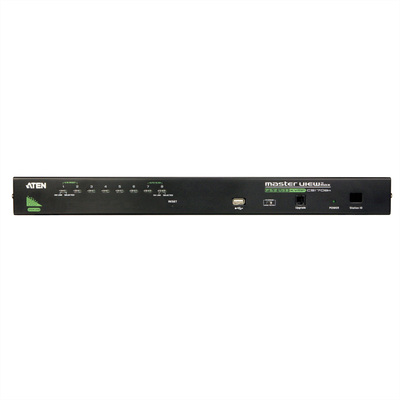 KVM switch/prepínač 8PC, VGA, PS/2+USB, OSD