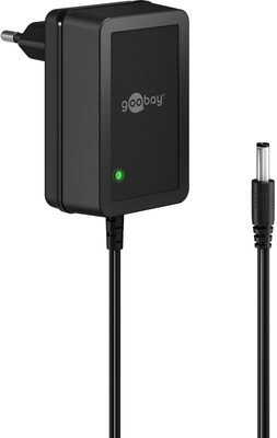 Adaptér NTS 1500mA, Univerzálny 12V, 18W, 1.8m kábel, Konektor DC 5.5x2.5, čierny
