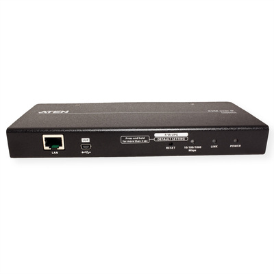 KVM switch/prepínač cez IP, VGA (SPHD), RS-232, RJ45, USB / PS2 emulation 1920x1200