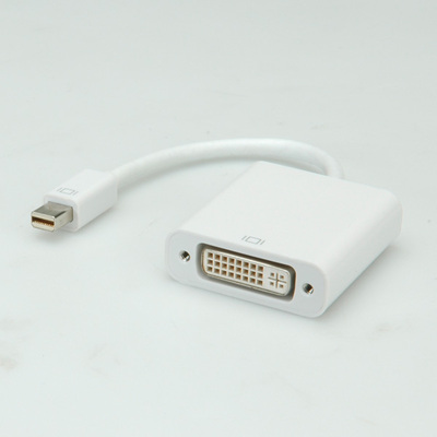Adaptér mini DisplayPort/DVI M/F, 10cm biely