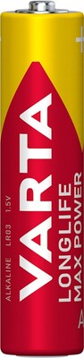Batéria VARTA Longlife Max Power Alkalická AAA (4ks) 1.5V (LR03) 4BL