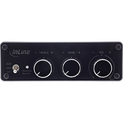 Bluethooth 5.3 Hi-Fi Audio Receiver so zosiľnovačom, DAC, BT 5.3, aptX, equializér, čierny