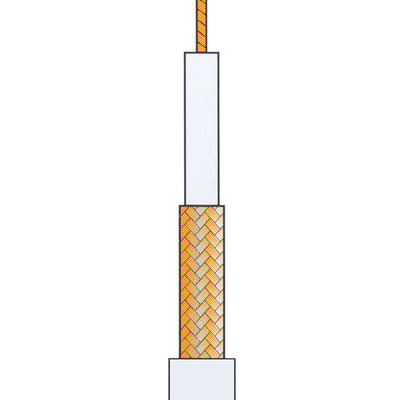 Kábel koax. návin 100m, RG59, 75 Ohm, tienený, čierny (goobay kábel)
