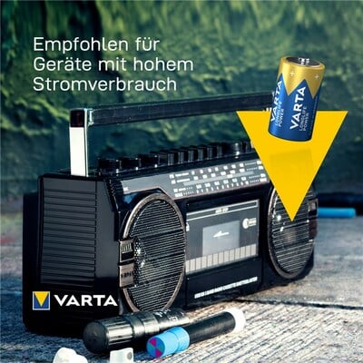 Baterka VARTA Longlife Power Alkalická D Mono (2ks) 1.5V (LR20) 2BL