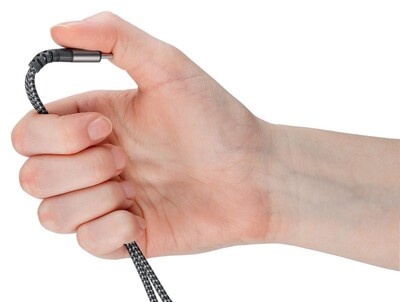 Adaptér USB 3.1 Typ C / 3.5mm (slúchadlá) + USB Typ C (PD 60W), 15cm, sivý/čierny