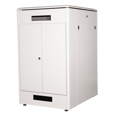 19" Rack na podlahu 26U, 1342x800x1000mm (HxWxD), PRO, sklenené dvere, sivý