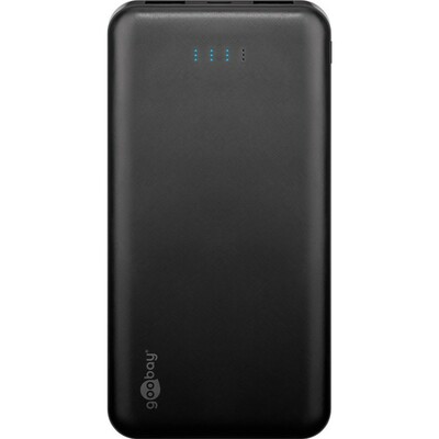 PowerBank Slimline 10000mAh, Micro-USB kábel 0.3m, čierna