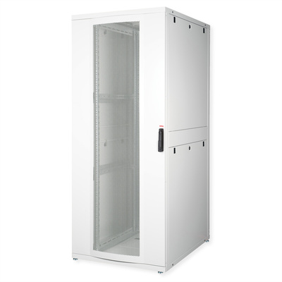 19" Rack na podlahu 42U, 1970x800x1000mm (HxWxD), PRO, sivý