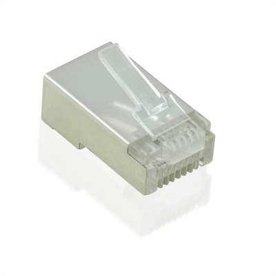 Konektor 8/8 RJ45, cat.5e, tienený 10ks/bal