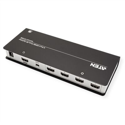Video distribútor/splitter HDMI 1IN/4OUT UHD 4K@30Hz, čierny