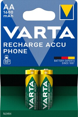 Batéria VARTA RTU nabíjacia AA (2ks) 1.2V 1600mAh NiMH (HR6 58399) 2BL