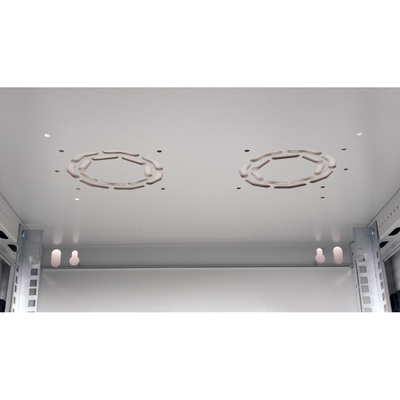 19" Rack na stenu 4U, sivý, 290x600x600mm (HxWxD), odnímateľné bočnice