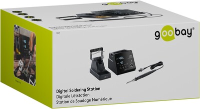 Elektrická spájkovačka 70 W, profi digitálna s LCD displejom, 160–480°C, čierna