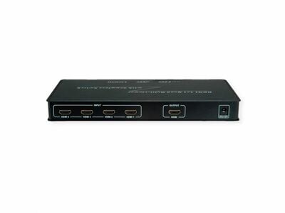 Video selektor/switch HDMI 4IN/1OUT QUAD Multi-Viewer, Seemless, 4K@30Hz, čierny