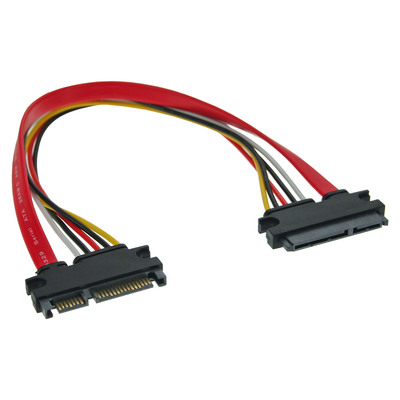 Kábel SATA III M/F predlžovací 0.3m, 6 Gbit/s