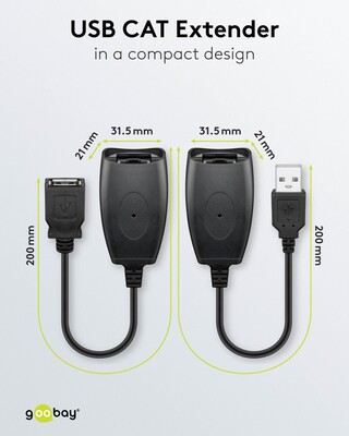 Predĺženie USB 2.0 cez TP do 40m