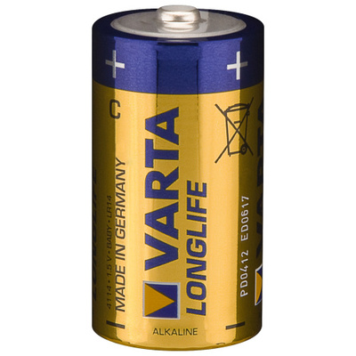 Baterka VARTA Longlife Alkalická C Baby (2ks) 1.5V (LR14) 2BL
