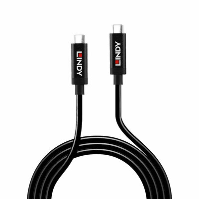 Kábel USB 3.2 Gen 2, AM/CM Typ C 5m, 10Gbps, PD 60w 20V3A, čierny, aktívny
