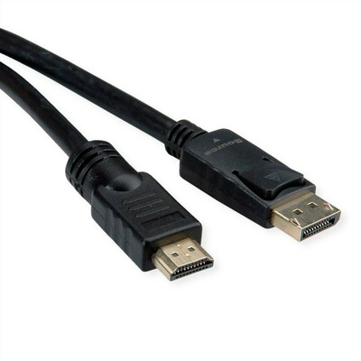 Kábel DisplayPort na HDMI M/M 7.5m, jednosmerný, 4K@60Hz UHD, audio, čierny