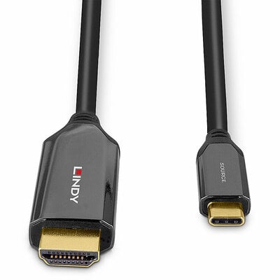 Kábel USB 3.1 Typ C na HDMI M/M 3m, 8K@60Hz, 48G, čierny