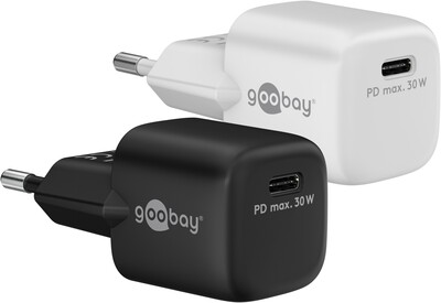 Nabíjačka USB 230V 1port, 1xUSB Typ C, 30W, Power Delivery, Fast Charge, Nano, čierna