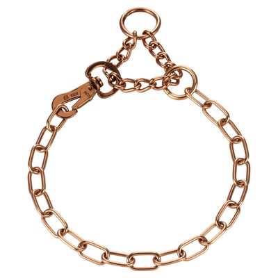 Obojok retiazkový sťahovací 3mm/60cm, obmedzovač, karabína, stredné oko, CUROGAN, HS