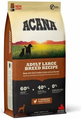 Krmivo ACANA Recipe Adult Large Breed, pre dospelé psy veľkých plemien s hmotnosťou nad 25kg, 17kg
