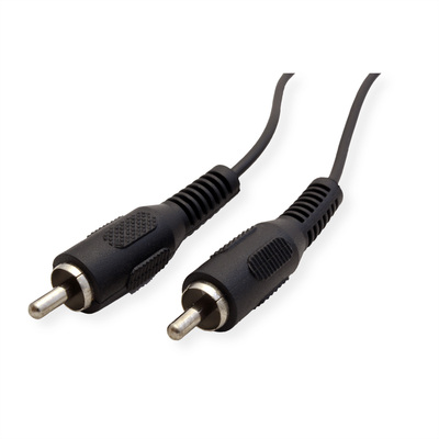 Kábel Cinch 1x audio M/M 2.5m, čierny