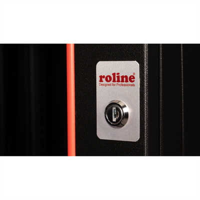 19" Rack na stenu 7U, čierny, 418x600x600mm (HxWxD), RAL9005, PRO, otočný (2-dielny)