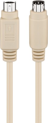 Kábel PS2 M/M prepojovací, 2m, sivý