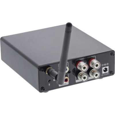 Bluethooth 5.3 Hi-Fi Audio Receiver so zosiľnovačom, DAC, BT 5.3, aptX, equializér, čierny