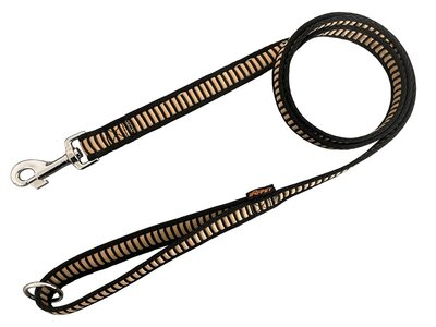 Vodítko na poslušnosť REBRÍK s uškom, 20mm/1.5m, chrómová karabína, popruh, fuchsiové
