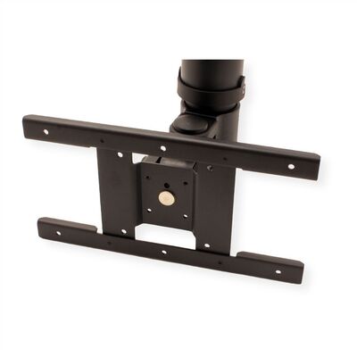 Držiak pre monitor / TV, stropný, max 20kg, dĺžka 65-105cm, VESA 75/100/200, čierny