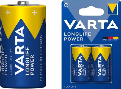 Batéria VARTA Longlife Power Alkalická C Baby (2ks) 1.5V (LR14) 2BL
