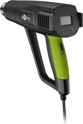 Teplovzdušná pištoľ, 1500W, LCD display, Premium, čierna