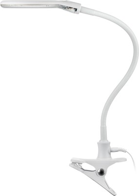 Stolná lupa s LED podsvietením, s úchytom na "štipec", zväčšenie 1.75x, biela