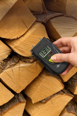 Digitálny vpichovací vlhkomer na drevo a stavebné materiály, LCD