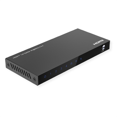 Video distribútor/splitter HDMI 1IN/4OUT, EDID Managment, UHD 4K@60Hz 18G