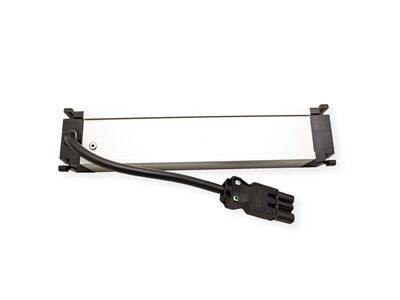 Power Frame 3xUTE 230V, nabíjačka (USB A + USB C), 0.2m kábel 1.5mm², GST18, hliník/čierny