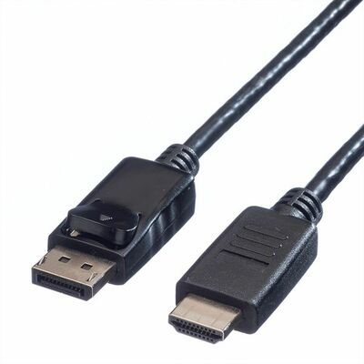 Kábel DisplayPort na HDMI M/M 1.5m, jednosmerný, max. 1920x1200 @60Hz, čierny