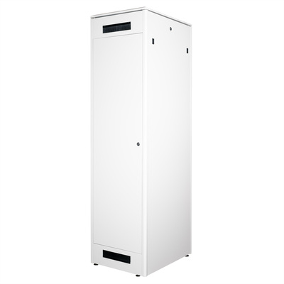 19" Rack na podlahu 47U, 2276x600x800mm (HxWxD), PRO, sklenené dvere, sivý