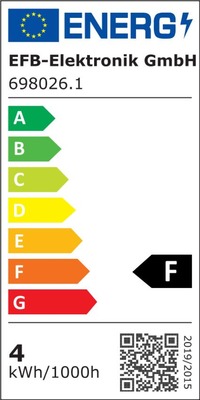 LED svietidlo, magnetické s pohybovým senzorom a vypínačom, do 19" rozvádzača, 4W