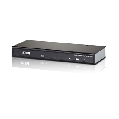 Video distribútor/splitter HDMI 1IN/4OUT UHD 4K (30Hz), čierny