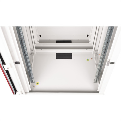 19" Rack na stenu 16U, sivý, 818x600x600mm (HxWxD), RAL7035, PRO, otočný (2-dielny)