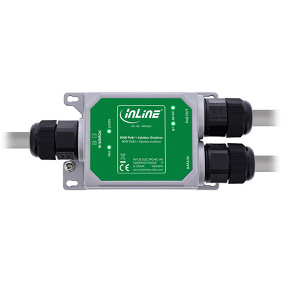 PoE++ Outdoor Injector, 10Gb/s, 90W, IP67