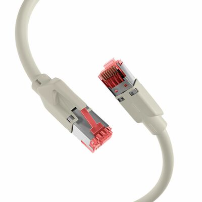 S/FTP (PiMF) Patchkábel LSOH 1.5m cat.6a, sivý, Cu UC900 s TM21