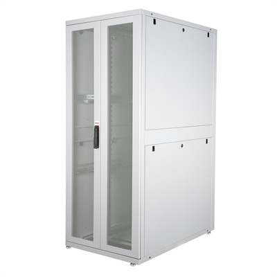 19" Rack na podlahu 42U, 1970x800x1200mm (HxWxD), PRO, sivý