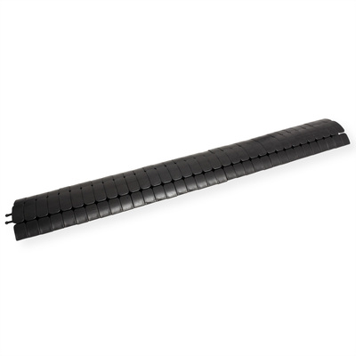 Káblový organizér Snake Pro "chrbtica", 2 komorový, 100cm, čierny