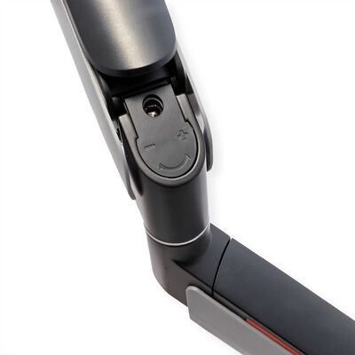 Držiak pre monitor na stôl, úchyt o dosku, pneumatický, max 20kg, rameno 542mm, VESA 75/100, čierny